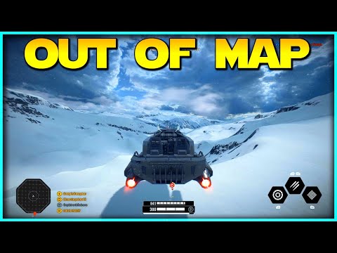 How To Leave STARKILLER BASE - (OUT OF BOUNDS GLITCH) - Battlefront 2