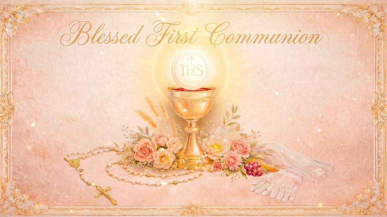 Blessed First Holy Communion Background Video | Catholic Ambience & Communion Background