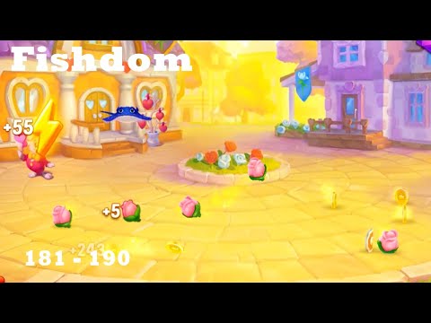 Fishdom walkthrough Level 181 - 190  | gameplay | ios | android | pc game | beginning | story n game