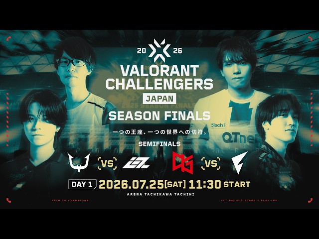 VALORANT Challengers Japan 2026 Season Finals Offline DAY 1