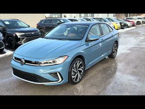 2026 Volkswagen Jetta Highline Auto in Blue for sale at Belleville Volkswagen in Belleville, ON