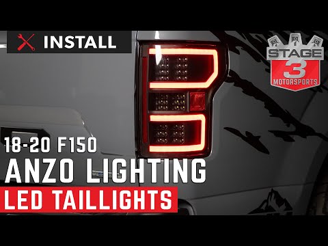 2018-2020 F150 ANZO DRL Outline LED Taillights Install