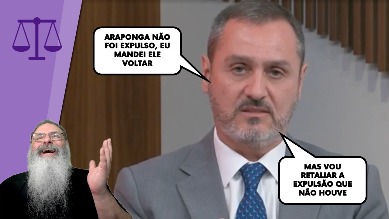 ANDREI RODRIGUEZ está BATENDO CABEÇA com ELE MESMO: DIZ que RETALIOU a EXPULSÃO que NÃO HOUVE