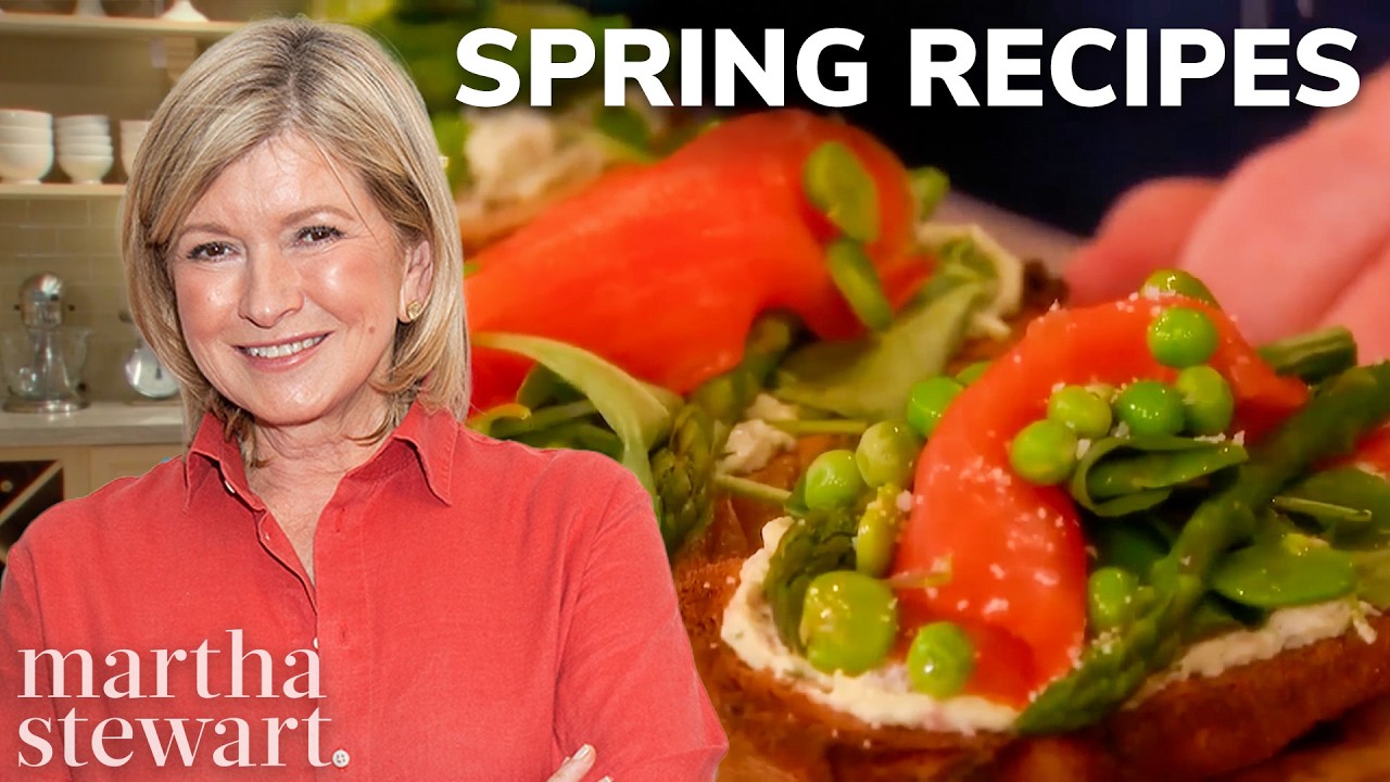 8 of Martha Stewart's Favorite Spring Recipes
