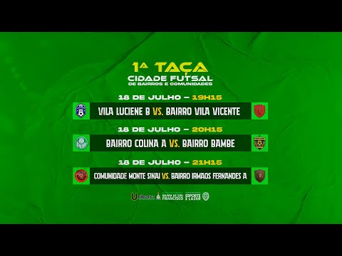 🔥 GRANDE ESTREIA! 1ª Taça Cidade Futsal AO VIVO