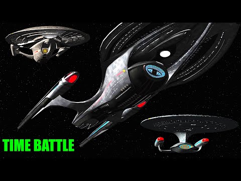 Time Battle - USS Enterprise D & E VS USS Enterprise F - Both Ways - Star Trek Starship Battles