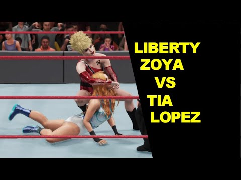 WWE 2K18 Liberty Zoya vs Tia Lopez - Submission