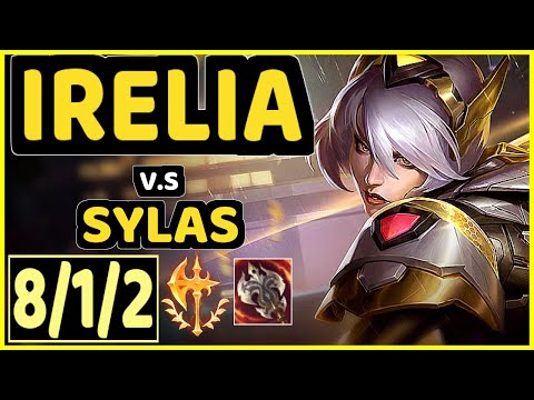 ABBEDAGGE (IRELIA) vs SYLAS - 8/1/2 KDA MID GAMEPLAY - EUW Ranked DIAMOND
