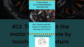 #drone motor maintenance tip 13