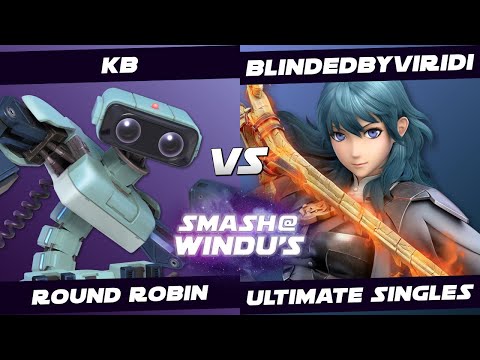 Smash @ Windu's 179 - KB (R.O.B.) vs BlindedByViridi (Byleth, Min Min) - Round Robin SSBU