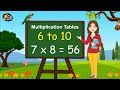 Times Tables Tables Of 6 10 Multiplication Tables पहाड़ा Learning Booster Maths Tables