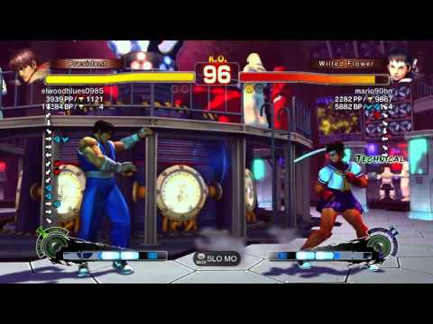 SSF4 AE: elwoodblues0985 (Guy) vs mario90bn (Sakura)