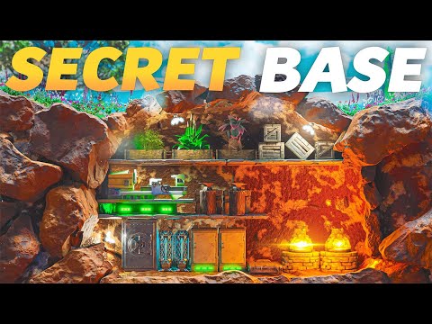 I Built A Secret SOLO Underground Base On Day 1 ARK!