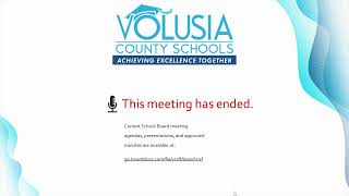 Volusia County School Board Meeting - Workshop/Work Session 04/14/2026