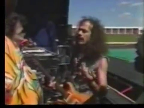 Carlos Santana & Bill Graham (†) at Moscow (july 1987)