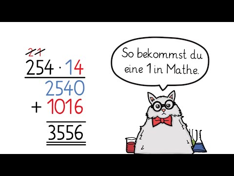Schriftliche Multiplikation mit zweistelligen Zahlen: Erklärung für Kinder