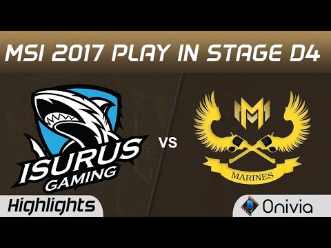 ISG vs GAM Highlights MSI 2017 Play In Stage D4 Isurus Gaming vs Gigabyte Marines by Onivia