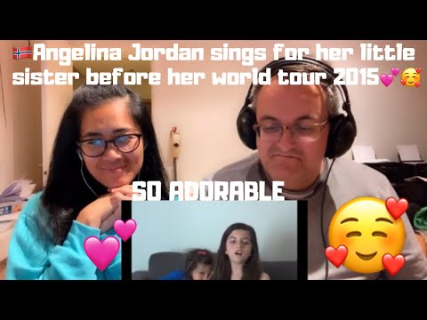 🇩🇰NielsensTv REACTS TO Angelina Jordan sings for her little sister before her world tour 2015💕🥰