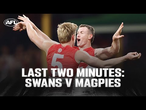 Last Two Minutes: Sydney v Collingwood | Round 22, 2024 | AFL
