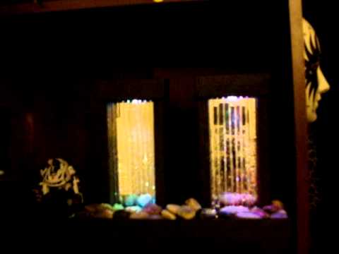 Mirrored Waterfall Light Show LED Fountain Dual Power