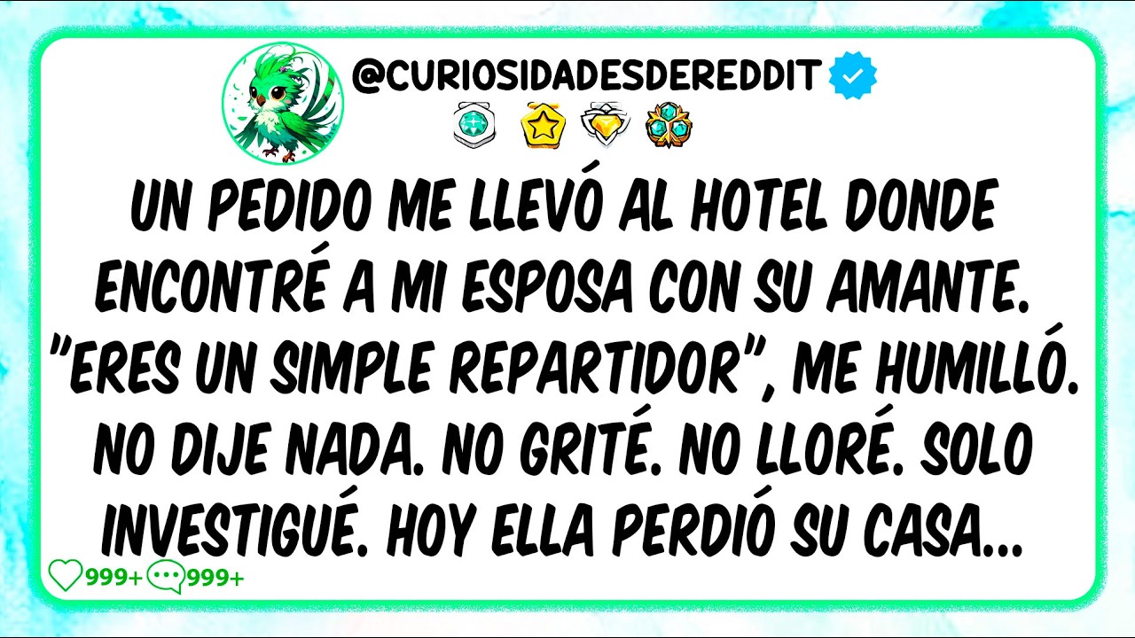 Un PEDIDO Me Llevó Al HOTEL Donde Encontré A Mi ESPOSA Con Su AMANTE. "Eres Un Simple REPARTIDOR"