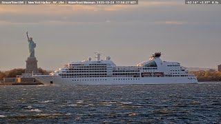 Seabourn Sojourn's departure from New York 10-20-25