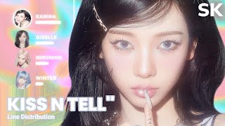 Download lagu aespa - 'KISS N TELL'' [LINE DISTRIBUTION] mp3