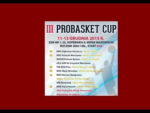 III T.K PROBASKET CUP 2015 FINAŁ
