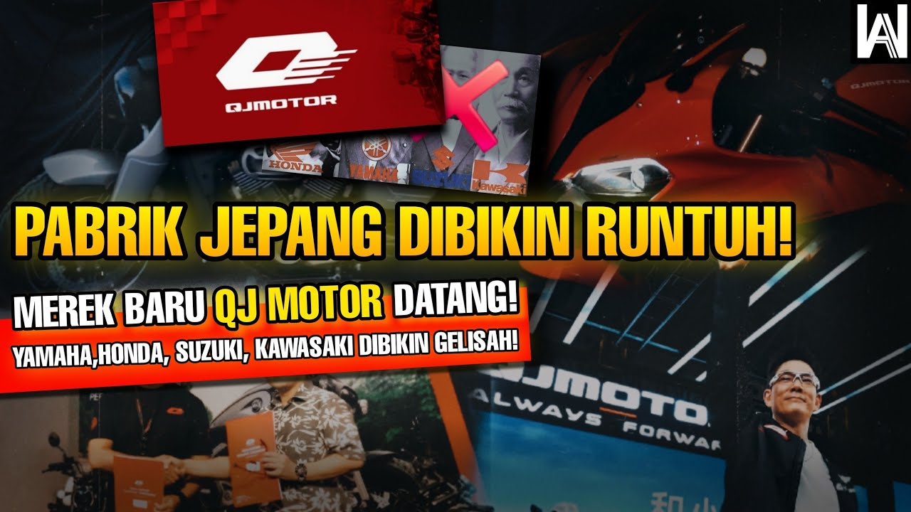 LUMPUHKAN PASAR MOTOR JEPANG‼️🥶MEREK BARU QJMOTOR DATANG KE INDONESIA‼️😭INI MAH 2025 MAKIN PANAS🤣
