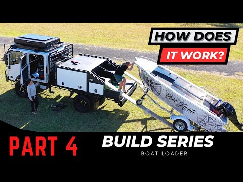 ISUZU NPS 4X4 TRUCK BUILD - THE ULTIMATE BOAT LOADER the whole boat & trailer roles up  there !!