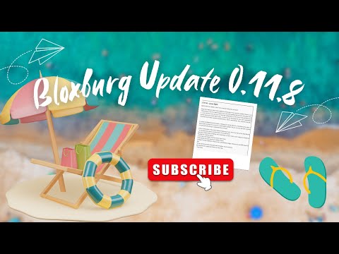 Bloxburg Update 0.11.8