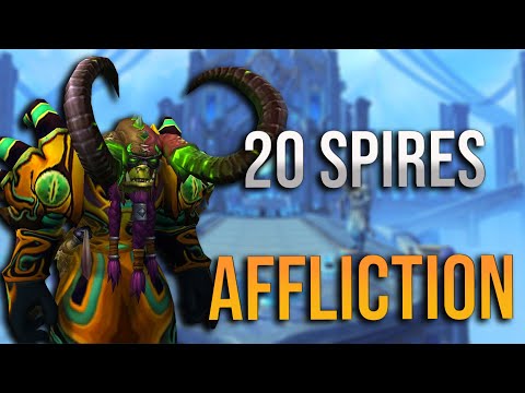Mythic +20 Tyrannical Spires of Ascension! Affliction Warlock Sow the Seeds POV