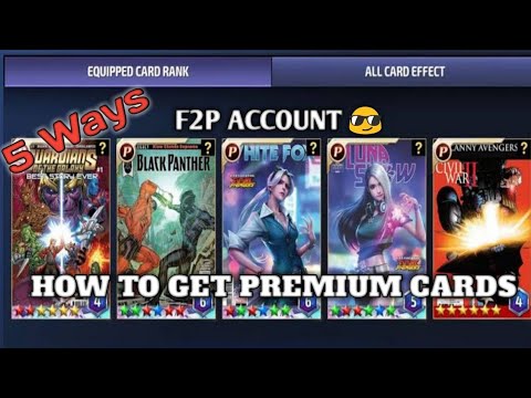 How to Get Premium Comic Cards in MFF (F2P)