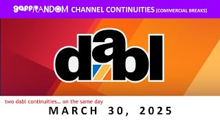 Dabl Continuity (March 30, 2025)