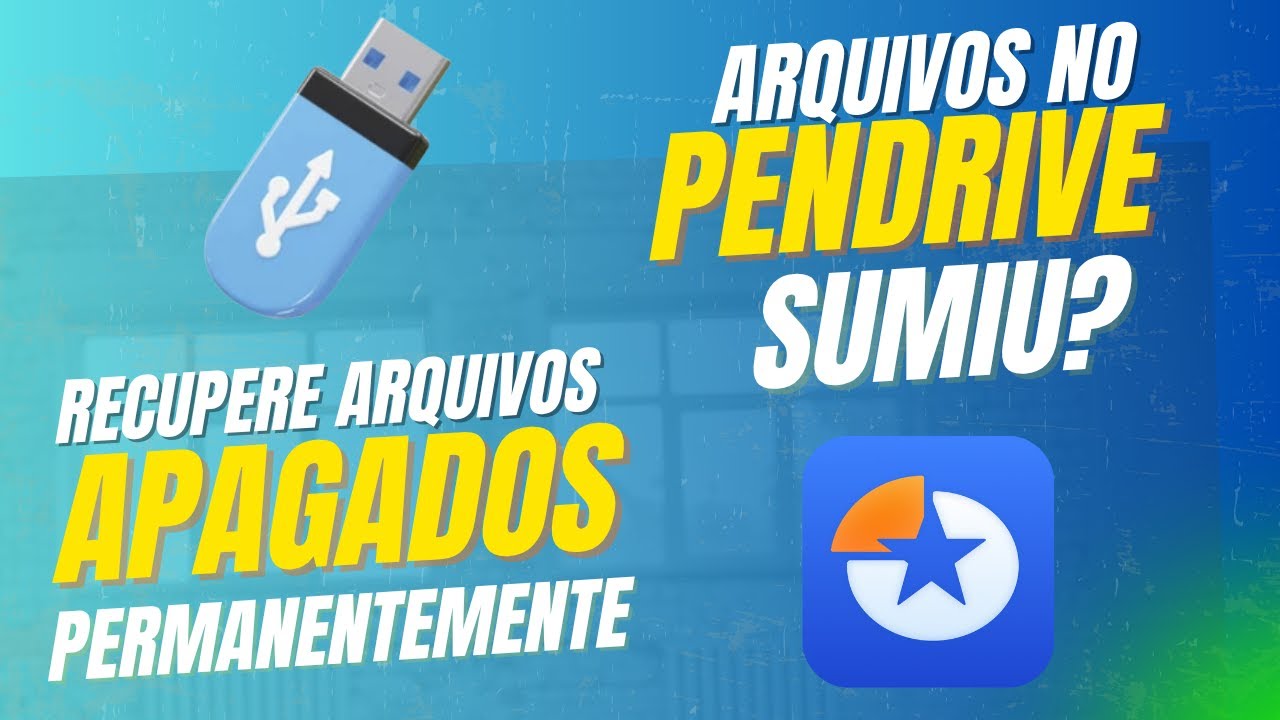 como recuperar arquivos do pendrive
