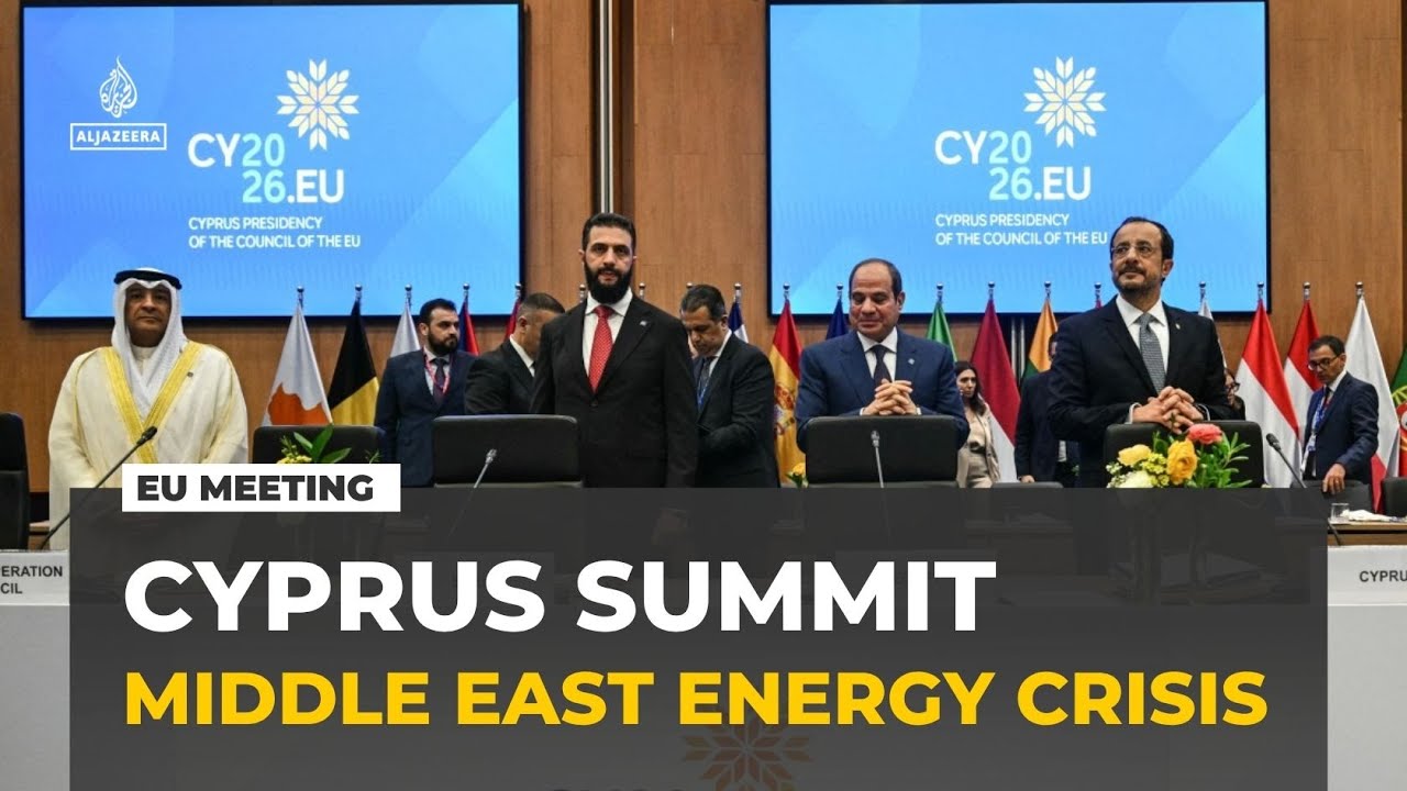 EU meeting in Cyprus: Arab leaders join final day of talks on energy costs