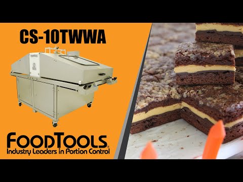 Full Sheet Brownie, Bar, Cake, Marshmallow Slicing Machine - CS-10TWWA FoodTools