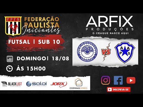 GREMETAL x PORTUÁRIOS - FUTSAL | SUB 10