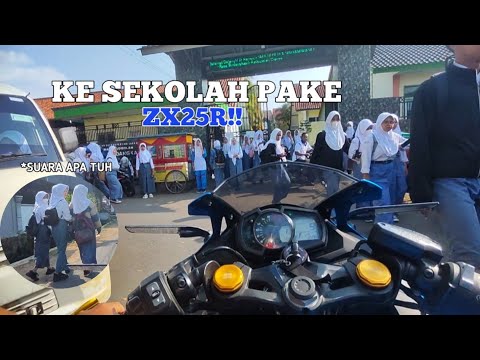 SEKOLAH PAKE ZX25R‼️| Reza Motovlog (10)