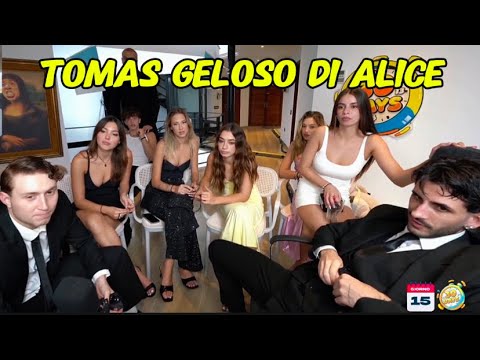 COMPLETE THE SENTENCE: Tomas is jealous of Alice for following football players! | 30 days show