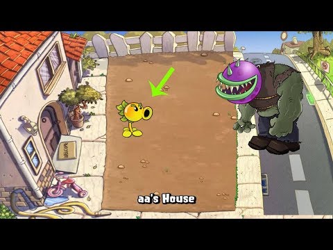 Plants vs Zombies 1 Pea vs 9999 Gargantuar vs Zomboni Zombi