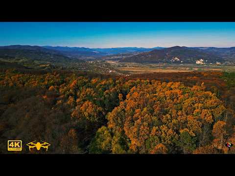 TransCislău DJ102C seen from drone 🍂 – Autumn colors in the Buzău Mountains 🇷🇴 | 4K cinematic flight