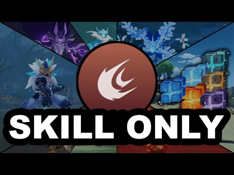 Deleting All World Bosses With Elemental Skills Only - Genshin Impact