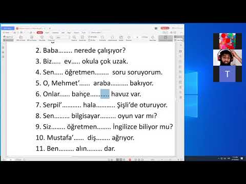 Turkish language Course lecture 37