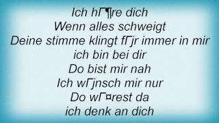 2raumwohnung - Ich Denk An... Lyrics