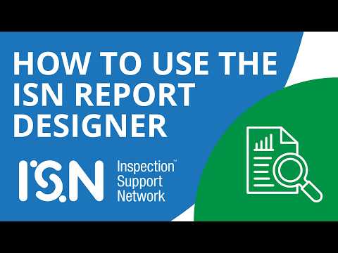 Make your home inspection reports stand out with the ISN Report Designer