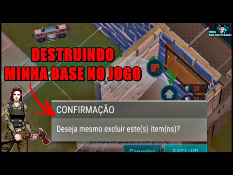 ●DESTRUINDO MINHA BASE NO JOGO 👁 Last Day On Earth