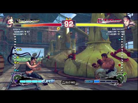 qidpcx [Ibuki] vs. BACH0307 [Ryu] | SSF4 Arcade Edition