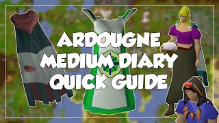 Ardougne Medium Diary Quick Guide - Old School Runescape/OSRS