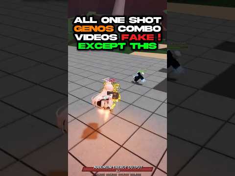True one shot Genos combo (check comments) #roblox #genos #thestrongestbattlegrounds